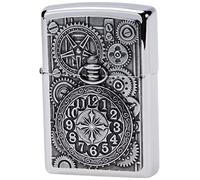 Zippo Lighter, Chrome, Silver, Standard Size