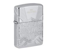 Zippo 2022 Collection Harley Davidson Lighter Silver Armor Edition Rare New Gift