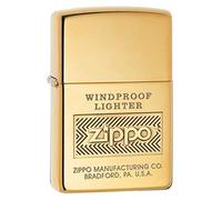 Zippo 28145 Windproof Lighter - High Polish Brass, 6x4cm