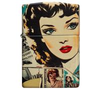 Zippo 47033 Vintage Collage Design Lighter
