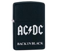 Zippo AC/DC Black Matte Pocket Lighter
