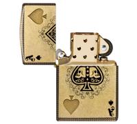 Zippo Ace of Skulls Gasoline Lighter
