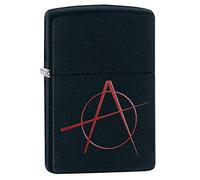 Zippo Anarchy Lighter - Black Matte
