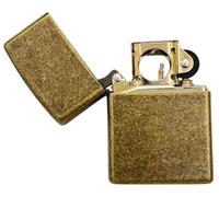 Zippo Antique Regular Lighter - Brass