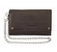 Zippo Leather Biker Wallet ,Mocha,17cm