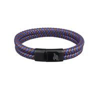 Zippo Braided Leather Bracelet - 22 cm Zippo Multicolor 22 cm