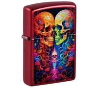 Zippo Candy Skulls Design Candy Apple Red Pocket Lighter