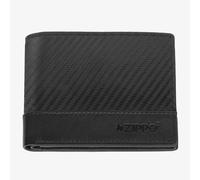 Zippo Carbon Fibre Pattern Black Leather Wallet 2007995