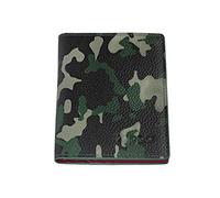 Zippo Leather Credit Card Holder Credit Card Case, 10 cm;,Green Camouflage