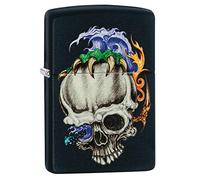 Zippo Classic Lighter Skull Claw, Brass, Individual Design, Original Pocket Size