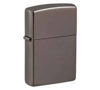Zippo Classic Lighter Windproof Flip-Open Steel Fire-Starter Black Ice
