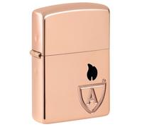 Zippo Copper Armor High Polish 46171 Collectable Windproof Lighter Pink One Size