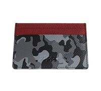 Zippo - Credit Card Case, Grey Camouflage, Cowhide, 3 Card Slots and 1 Slip Pocket, Compact Card Holder, Stylish Accessory, Gift Box