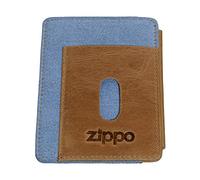 Zippo - Denim Credit Card Holder - with credit card case, made of leather and Denim