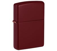 Zippo, Elegant and durable lighter, True windproof lighter, refillable and easy to maintain, ideal for all occasions Color Merlot, standard size, Classic Merlot
