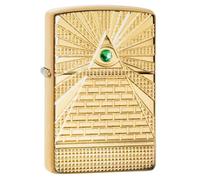 Zippo Eye of Providence High Polish Brass Design Pocket Lighter