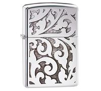 Zippo Filigree Windproof Pocket Lighter - High Polished Chrome