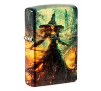 Zippo Fire Mage Design 540 Tumbled Brass Pocket Lighter