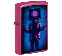 Zippo Flame TV Man Design Frequency Pocket Lighter