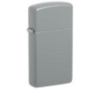 ZIPPO - Flat Grey, Slim - Windproof lighter, refillable, in gift box