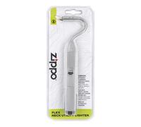 Zippo Flex Neck Utility Lighter Chrome Double Flame Flexible Neck Butane