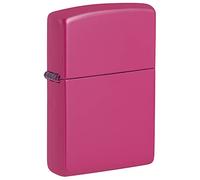 Zippo, Pink designer fire, Real windproof lighter, made of durable and refillable metal, ideal for all occasions, delivered in an elegant gift box, Classic Frequency, Brass, Taille unique
