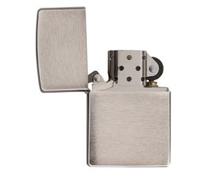 Zippo Gasoline Lighter - Chrome Brushed