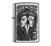Genuine ZIPPO Lighters 12 Zodiacs Windproof Petrol Refillable Cigarette Lighter