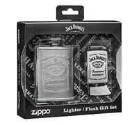 Zippo Gift Set - Jack Daniels Ltr + Flask Combo