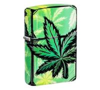 Zippo Glowing Leaves Design 540 Color Glow in The Dark Pocket Lighter