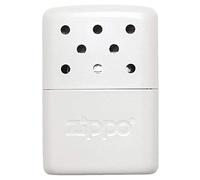 Zippo - Hand Warmer, 6 Hours Heat, Refillable with Lighter Fuel, Reusable, Pocket Warmer in White