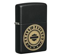 Zippo Harley-Davidson Laser Engrave Logo Black Matte Pocket Lighter