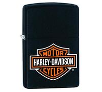 Zippo Harley Davidson Logo Lighter - Black Matte
