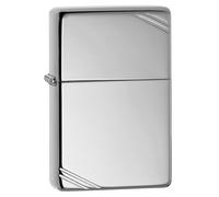 Zippo Highly Polished Vintage Chrome Lighter Windproof Rounded Compact Design