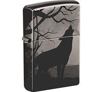 Zippo Howling Wolves 360° Design Black Ice Pocket Lighter