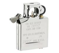 Zippo, Pipe Chrome Elegant design, optimal compatibility, windproof flame mechanism, durable and refillable, Interchangeable with traditional lighter insert, One Size