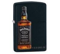Zippo Jack Daniels Bottle Windproof Lighter - Black Matte