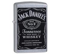 Zippo Jack Daniel's Label Lighter - Street Chrome