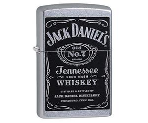 Zippo Jack Daniel's Label Lighter - Street Chrome