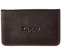 Zippo Leather Business Card Holder, 10 cm, Mocha