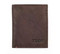 Zippo Leather, Vertical Wallet Coin Pouch, 12 cm, Brown