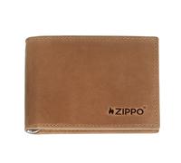 Zippo Leather Wallet for Men and Women RFID Protection Carbon Look Black, Brown, 11,3 × 8,3 × 2 cm