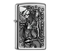 Zippo Lighter Aquarius Zodiac Sign AQUARIUS Storm Lighter Gas