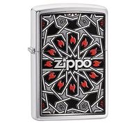 Zippo Lighter, Brass, Stainless Steel 1 x 6 x 6 cm