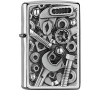 Zippo Lighter Brushed Chrome Plate Screw and Tools 2007674 Tool