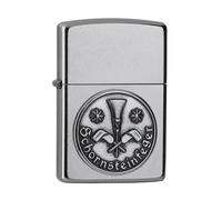 Zippo Lighter Chimney Sweep Emblem Coat of Arms Chrome Sturm Lighter Petrol
