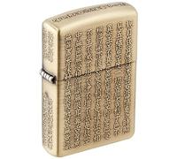 Zippo Lighter Gold Heart Sutra 5-Sided