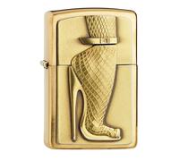 Zippo Lighter Golden High Heels Storm Lighter Gas