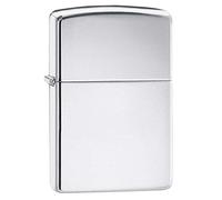ZIPPO HIGHLY POLISHED CHROME REFILLABLE CLASSIC LIGHTER PLAIN WINDPROOF DESIGN