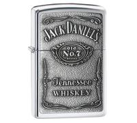 Zippo Lighter Jack Daniel's® Chrome Storm Lighter Gas